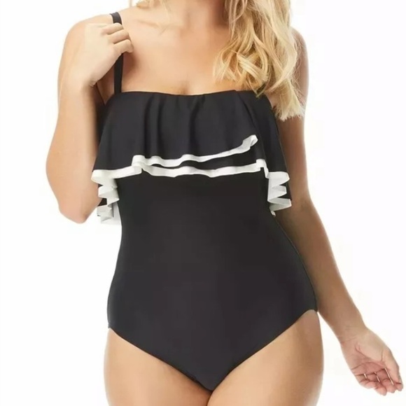 CONTOURS by Coco Reef Ruffled One Piece Swimsuit - Picture 1 of 5